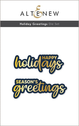 Part A-Glitz Art Craft Co.,LTD Dies Holiday Greetings Die Set