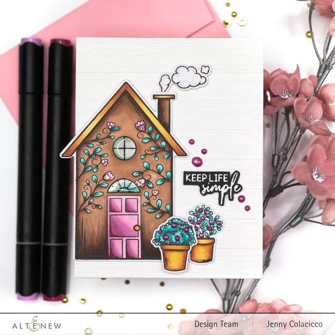 Part A-Glitz Art Craft Co.,LTD Dies Home Sweet Home Die Set