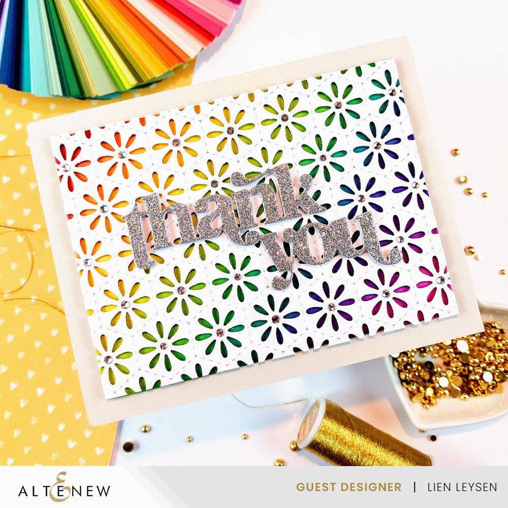 Part A-Glitz Art Craft Co.,LTD Dies Honeycomb Daisies Cover Die