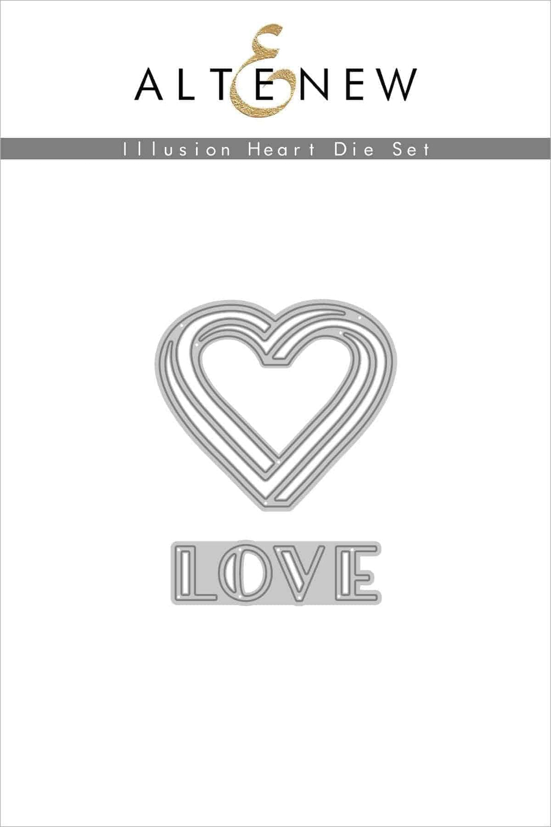 Part A-Glitz Art Craft Co.,LTD Dies Illusion Heart Die Set