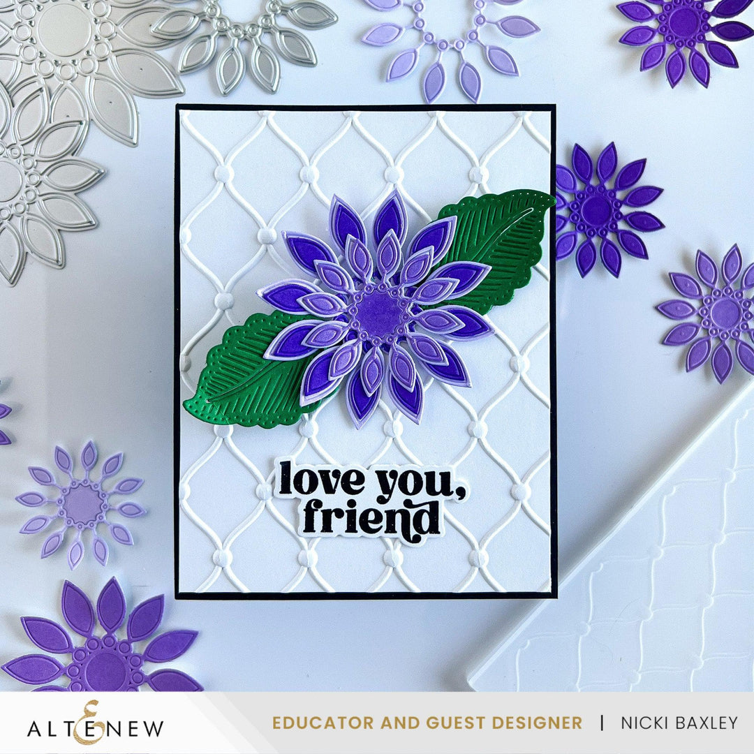 Jeweled Botanicals Layering Die Set