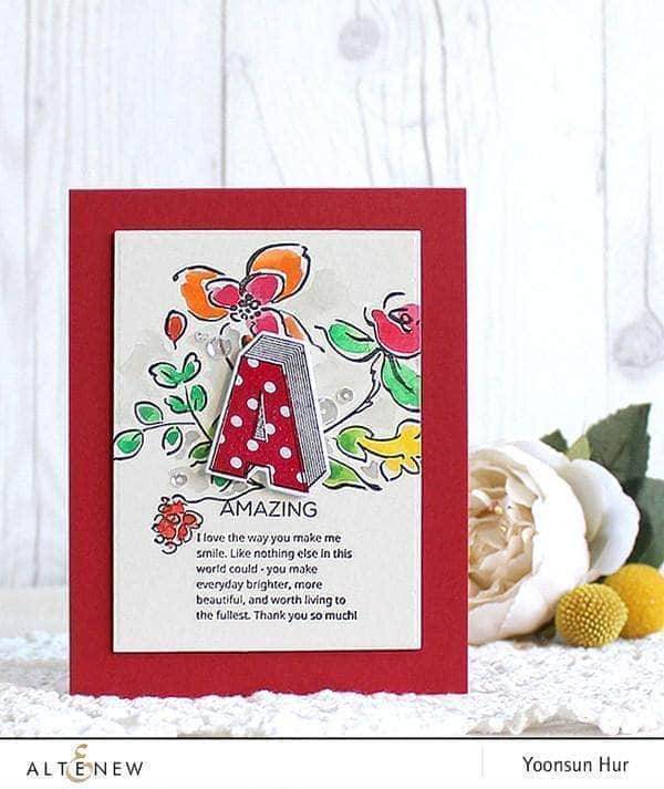 Part A-Glitz Art Craft Co.,LTD Dies Layered Letters AFG Die Set