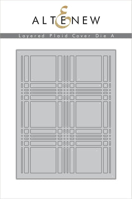 Part A-Glitz Art Craft Co.,LTD Dies Layered Plaid Cover Die A