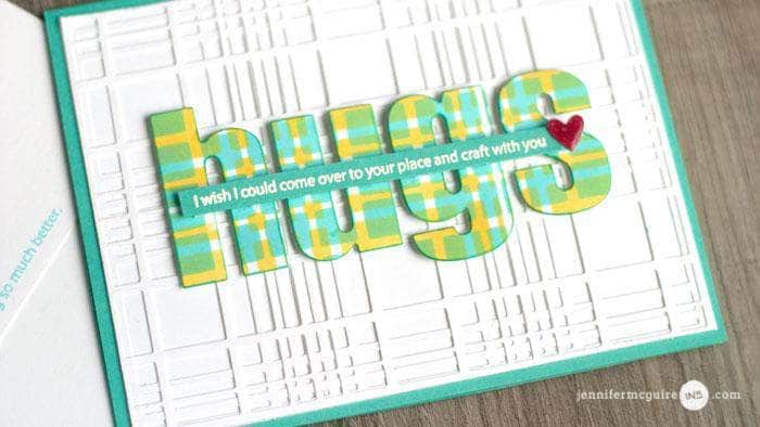 Part A-Glitz Art Craft Co.,LTD Dies Layered Plaid Cover Die A