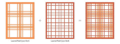 Part A-Glitz Art Craft Co.,LTD Dies Layered Plaid Cover Die B
