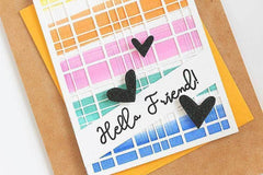 Part A-Glitz Art Craft Co.,LTD Dies Layered Plaid Cover Die B