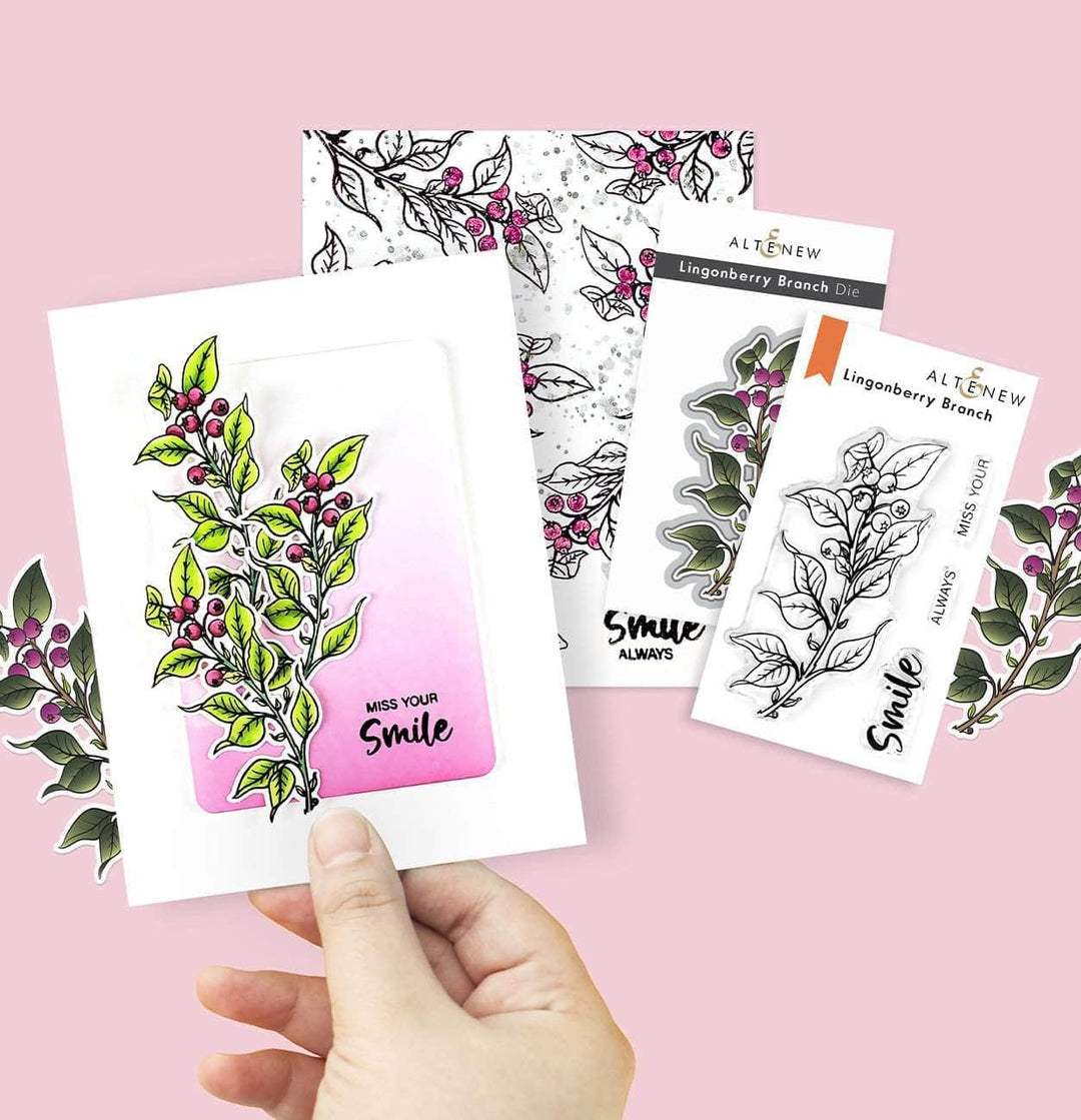 Part A-Glitz Art Craft Co.,LTD Dies Lingonberry Branch Die