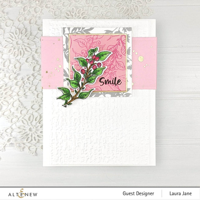 Part A-Glitz Art Craft Co.,LTD Dies Lingonberry Branch Die