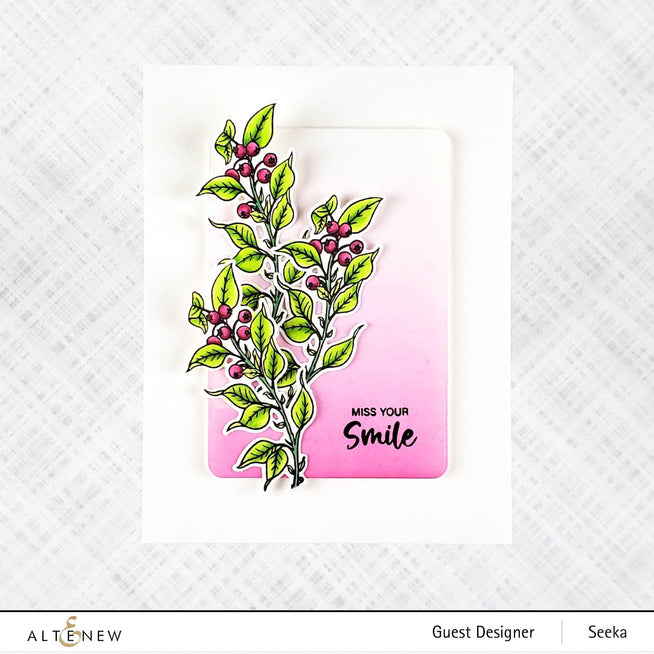 Part A-Glitz Art Craft Co.,LTD Dies Lingonberry Branch Die