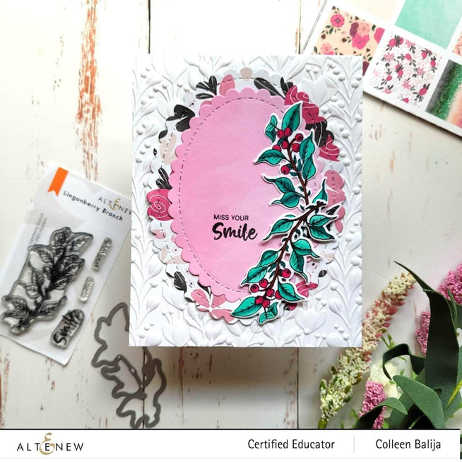 Part A-Glitz Art Craft Co.,LTD Dies Lingonberry Branch Die
