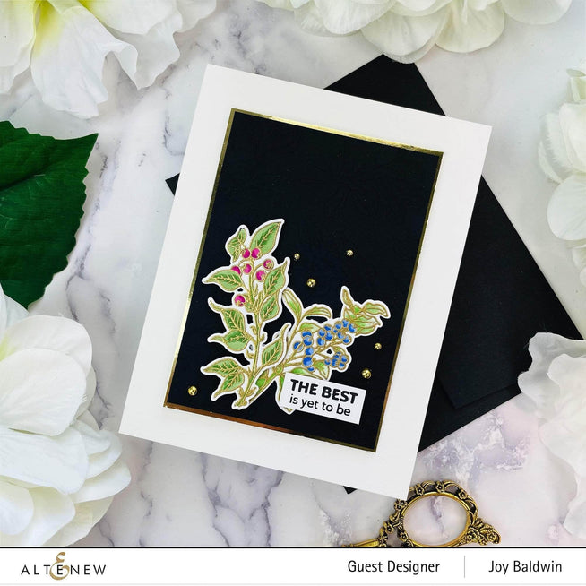 Part A-Glitz Art Craft Co.,LTD Dies Lingonberry Branch Die