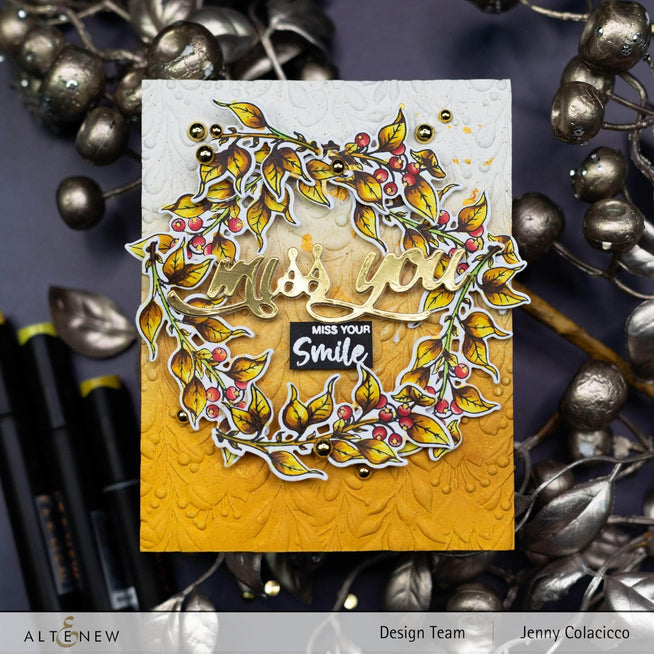 Part A-Glitz Art Craft Co.,LTD Dies Lingonberry Branch Die