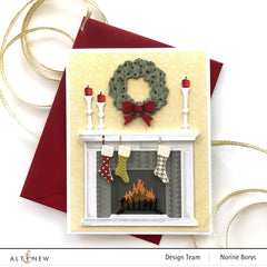 Part A-Glitz Art Craft Co.,LTD Dies Modern Fireplace Layering Die Set
