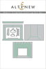 Part A-Glitz Art Craft Co.,LTD Dies Modern Fireplace Layering Die Set