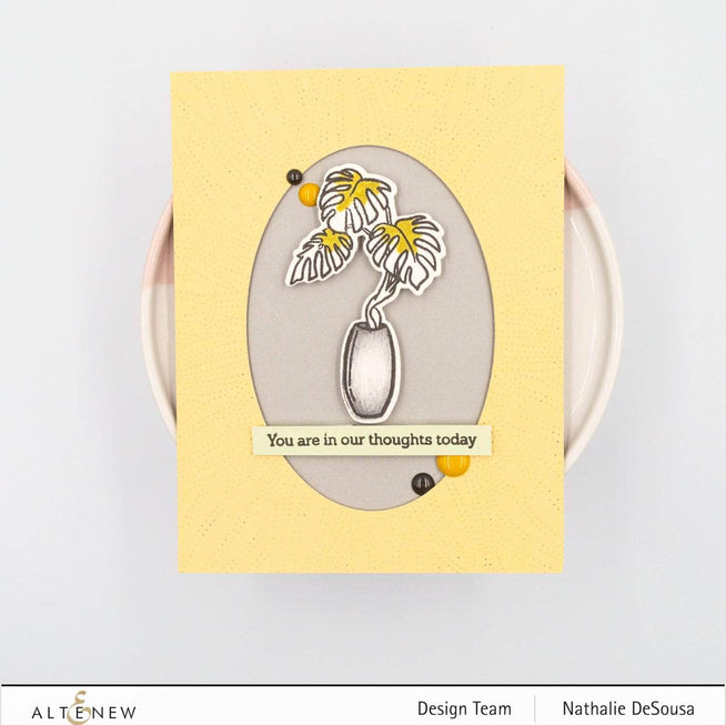 Part A-Glitz Art Craft Co.,LTD Dies Monstera in Vase Die Set
