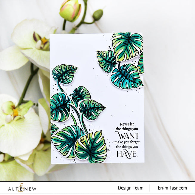 Part A-Glitz Art Craft Co.,LTD Dies Monsteras and Quotes Die Set