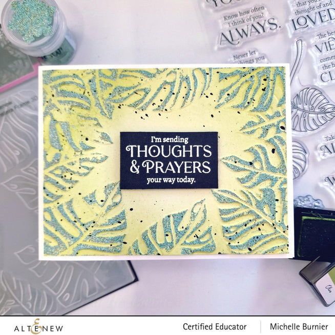 Part A-Glitz Art Craft Co.,LTD Dies Monsteras and Quotes Die Set