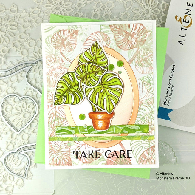 Part A-Glitz Art Craft Co.,LTD Dies Monsteras and Quotes Die Set