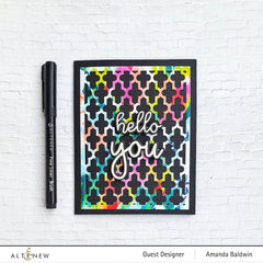 Part A-Glitz Art Craft Co.,LTD Dies Moroccan Lattice Cover Die
