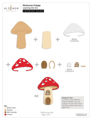 Mushroom Cottage Layering Die Set