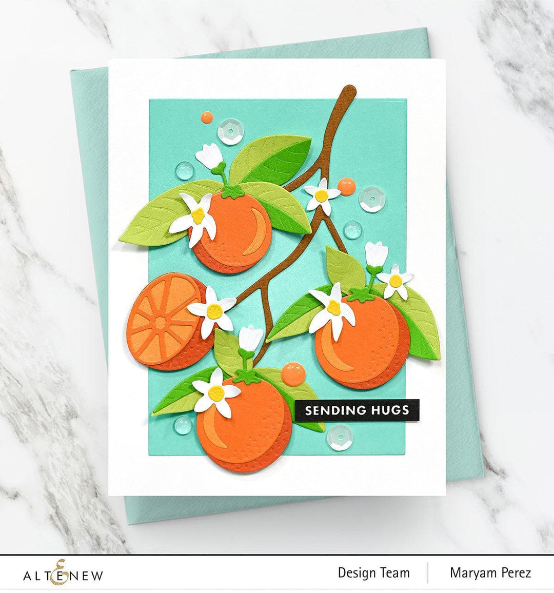 Part A-Glitz Art Craft Co.,LTD Dies Orange Blossom Die Set
