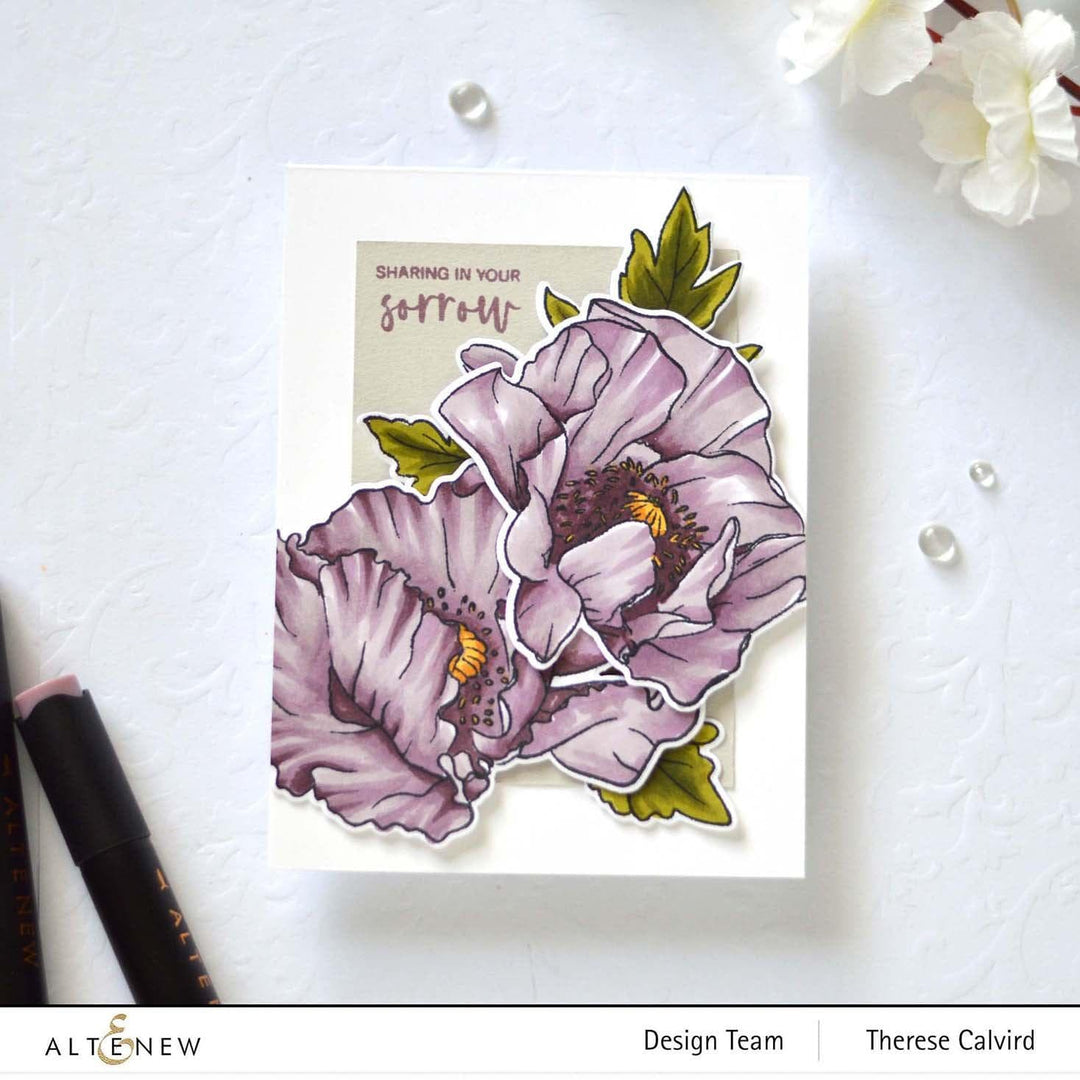 Part A-Glitz Art Craft Co.,LTD Dies Oriental Poppy Die Set