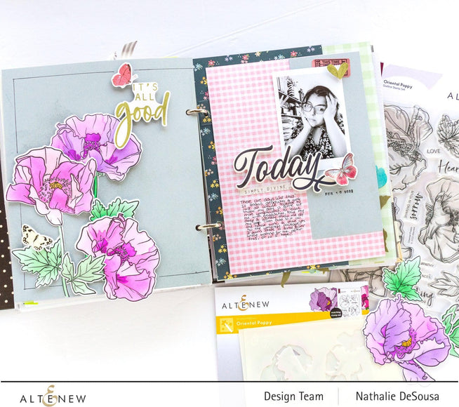Part A-Glitz Art Craft Co.,LTD Dies Oriental Poppy Die Set