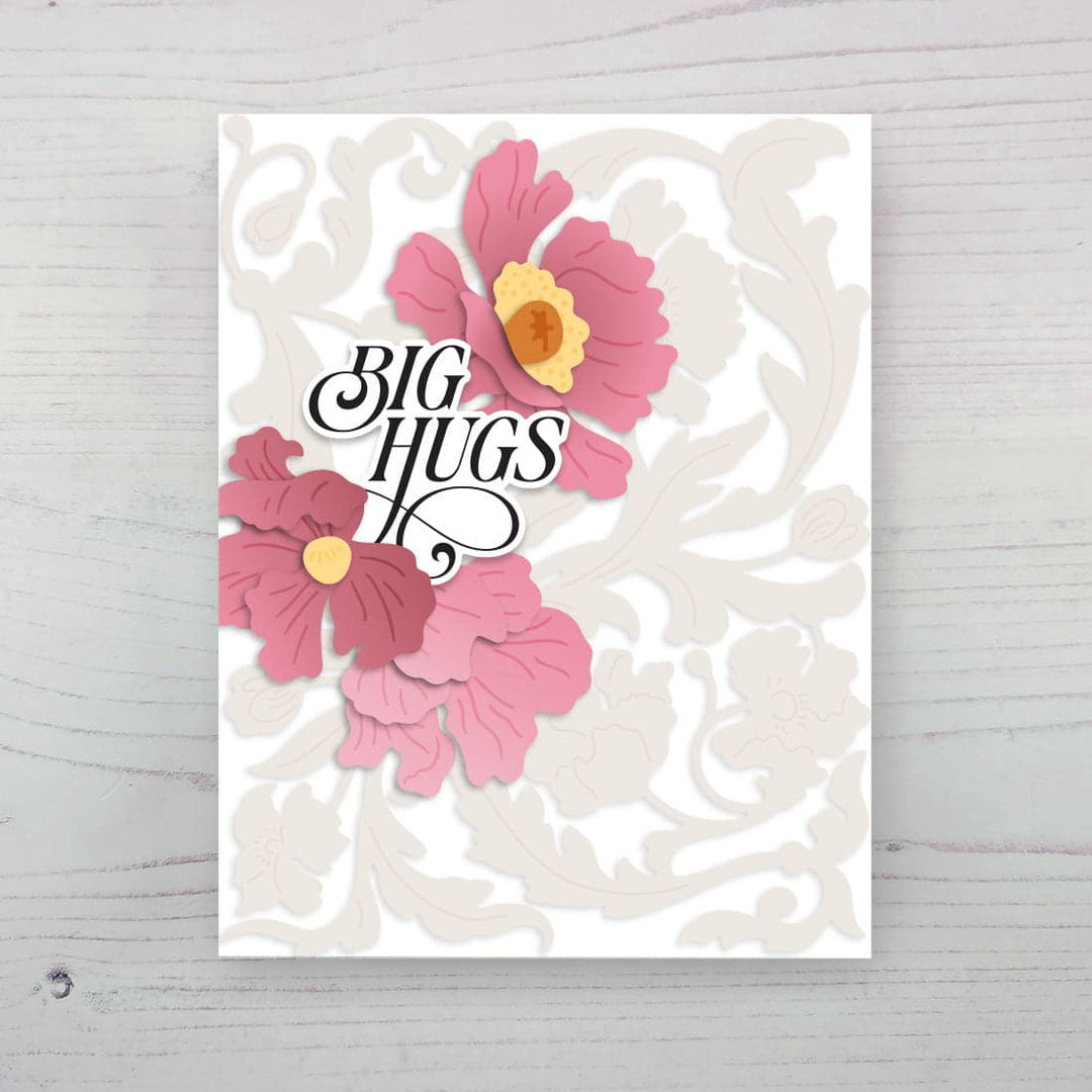 Ornamental Poppies Layering Die Set