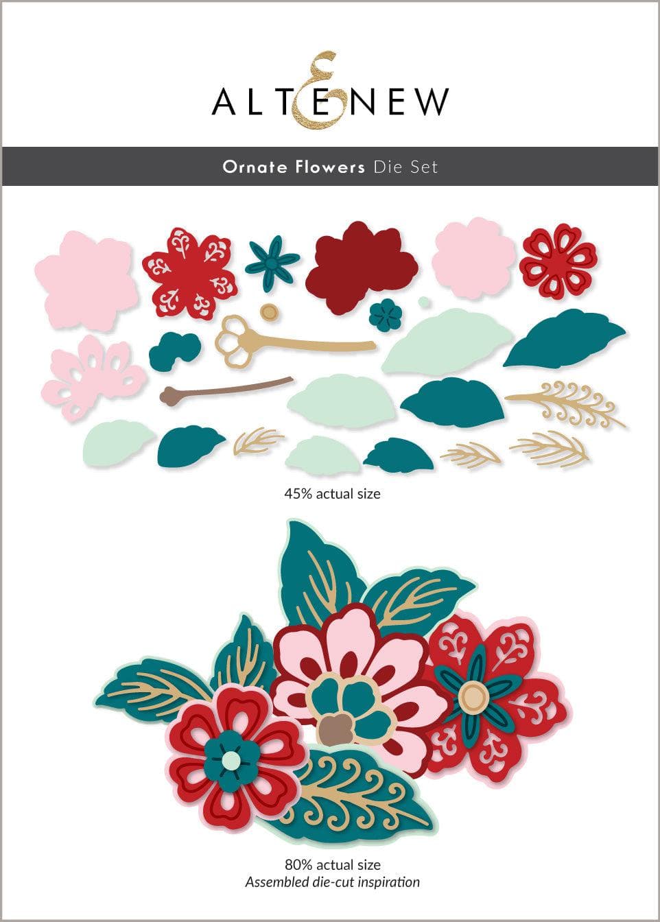 Part A-Glitz Art Craft Co.,LTD Dies Ornate Flowers Die Set