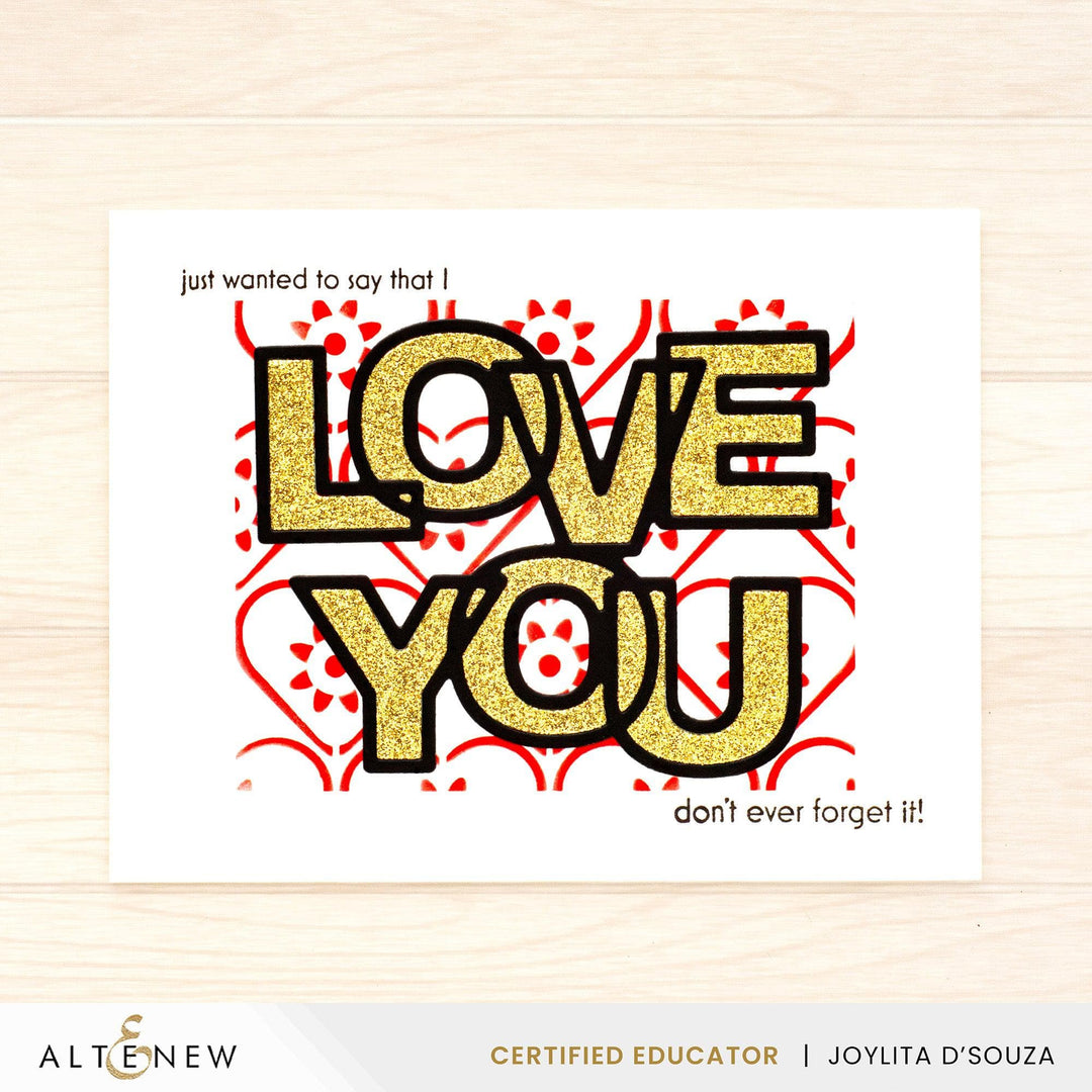 Outlined Love You Die