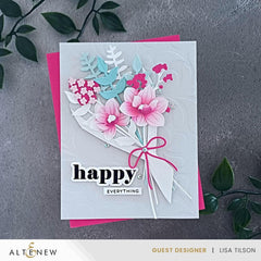 Parchment Bouquet Layering Die Set