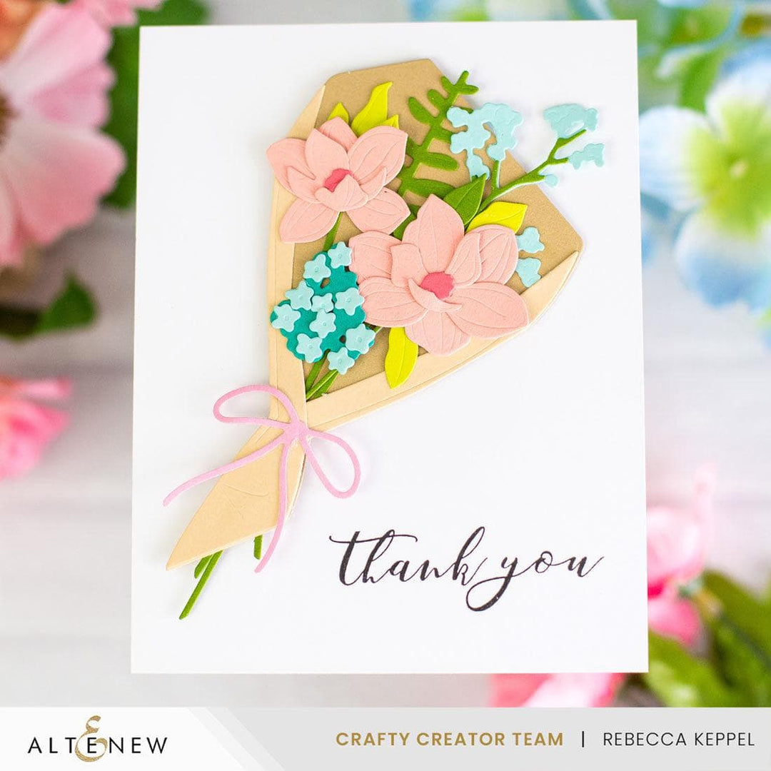 Parchment Bouquet Layering Die Set