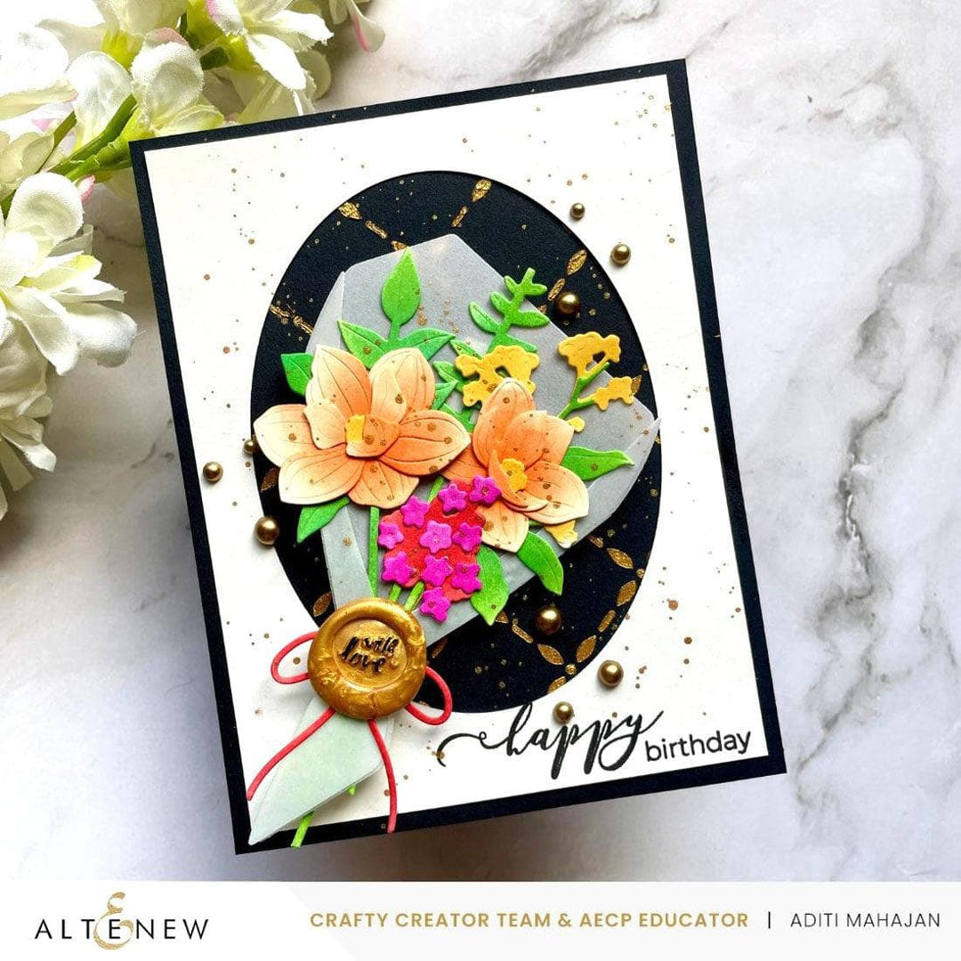 Parchment Bouquet Layering Die Set