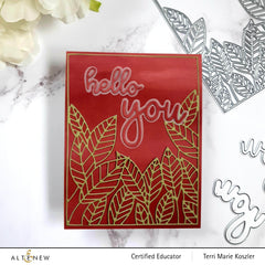 Part A-Glitz Art Craft Co.,LTD Dies Peeking Leaves Cover Die