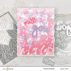 Part A-Glitz Art Craft Co.,LTD Dies Peeking Leaves Cover Die