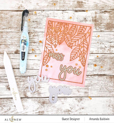 Part A-Glitz Art Craft Co.,LTD Dies Peeking Leaves Cover Die