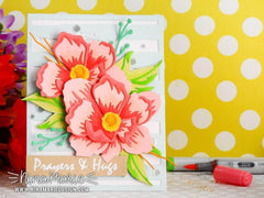 Part A-Glitz Art Craft Co.,LTD Dies Peony Dream 3D Die Set