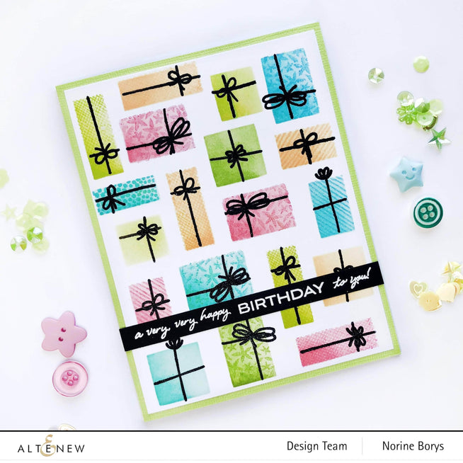 Part A-Glitz Art Craft Co.,LTD Dies Piles of Presents Die Set