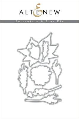 Part A-Glitz Art Craft Co.,LTD Dies Poinsettia & Pine Die Set