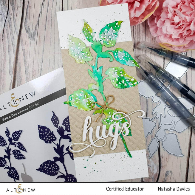 Part A-Glitz Art Craft Co.,LTD Dies Polka Dot Leaves Die Set