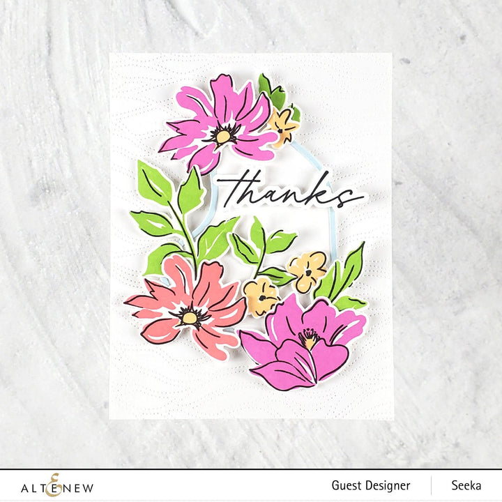 Part A-Glitz Art Craft Co.,LTD Dies Pond Flowers Die Set