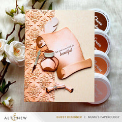 Quill & Inkwell Layering Die Set