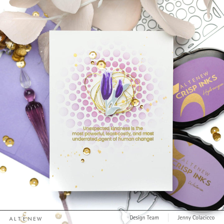 Part A-Glitz Art Craft Co.,LTD Dies Radial Circles Cover Die