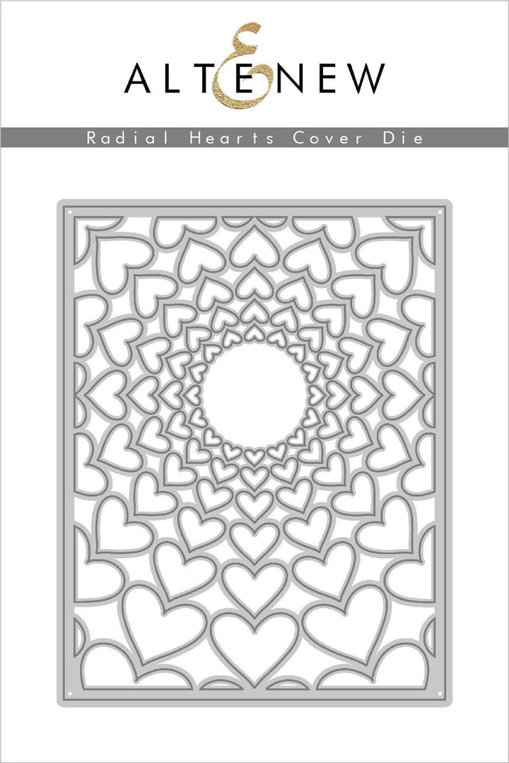Part A-Glitz Art Craft Co.,LTD Dies Radial Hearts Cover Die