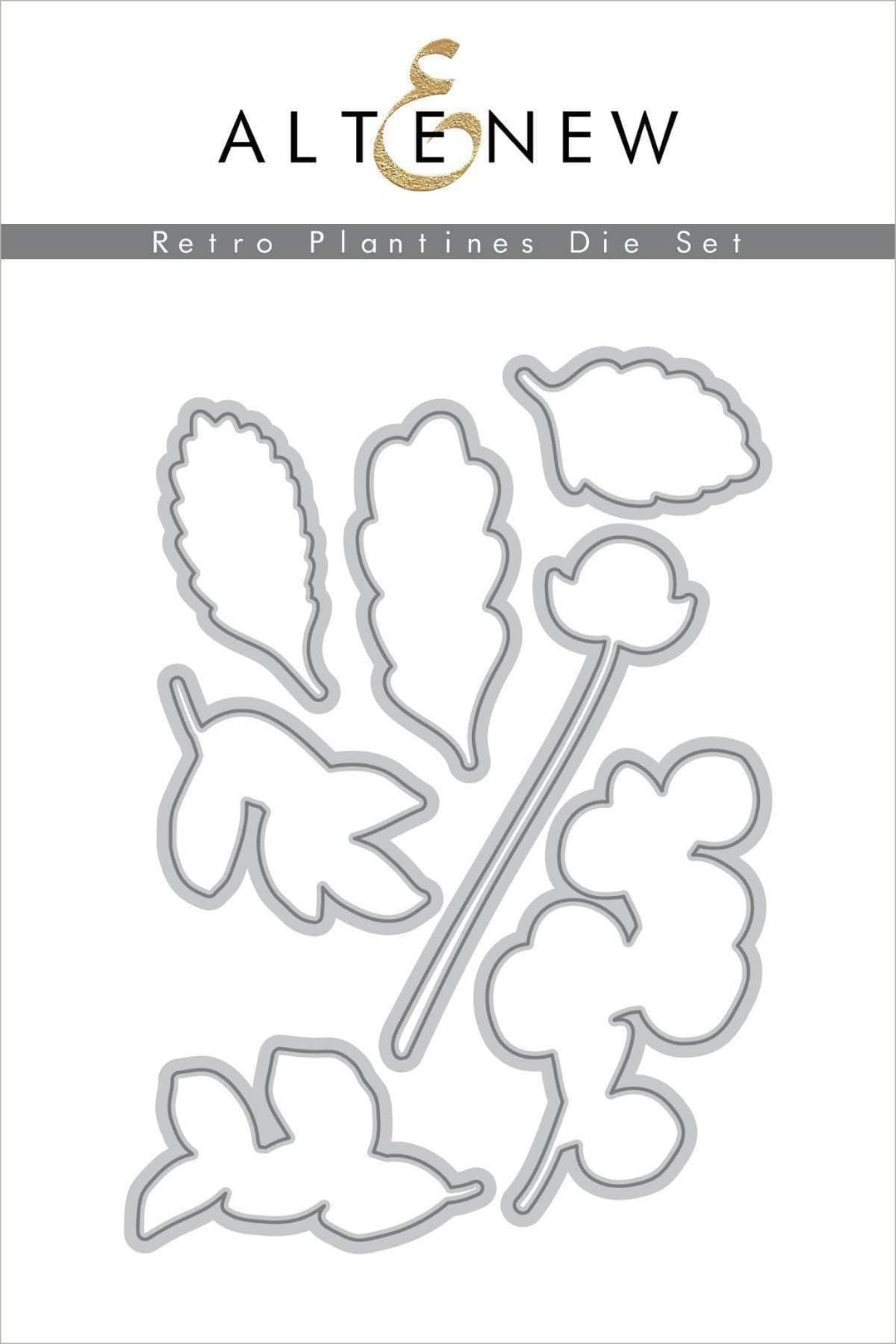 Part A-Glitz Art Craft Co.,LTD Dies Retro Plantines Die Set