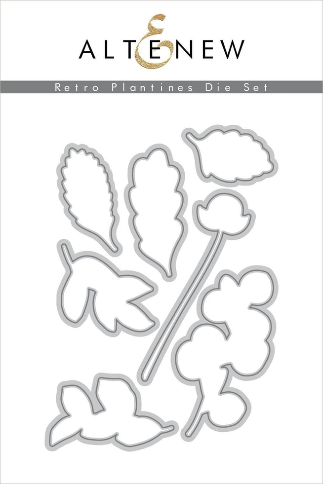 Part A-Glitz Art Craft Co.,LTD Dies Retro Plantines Die Set