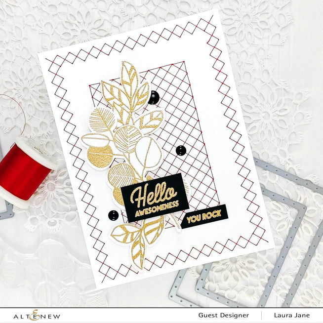 Part A-Glitz Art Craft Co.,LTD Dies Retro Plantines Die Set