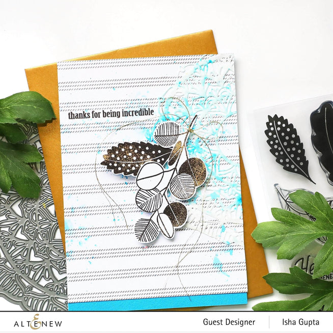 Part A-Glitz Art Craft Co.,LTD Dies Retro Plantines Die Set