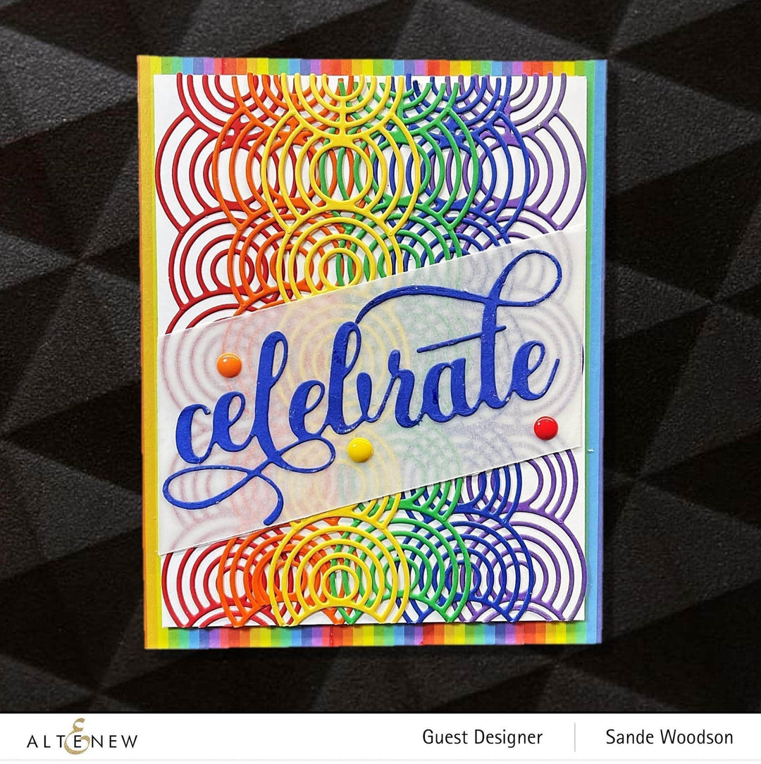 Part A-Glitz Art Craft Co.,LTD Dies Rippling Rings Border Die