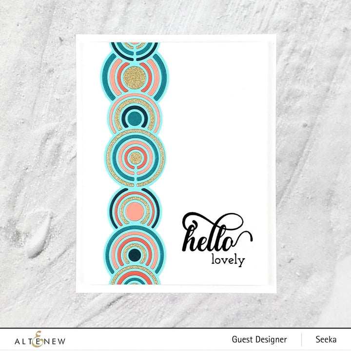 Part A-Glitz Art Craft Co.,LTD Dies Rippling Rings Border Die